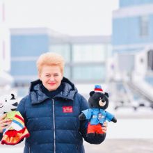 Prezidentė stebėjo Pjongčango olimpinių žaidynių atidarymą