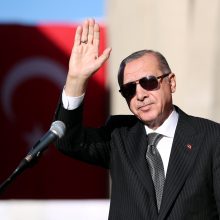 R. T. Erdoganas Vokietijoje atidarė vieną didžiausių mečečių Europoje