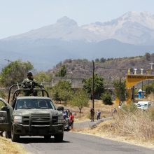 Meksika įbauginta: išsiveržė vienas pavojingiausių pasaulio ugnikalnių