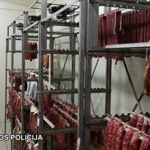 Policija sudavė rimtą smūgį šešėliniam prekybos mėsa verslui