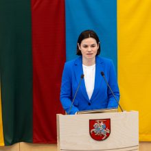 S. Cichanouskaja: Lietuvos pagalba neapsiriboja žodžiais ar išsakytu susirūpinimu
