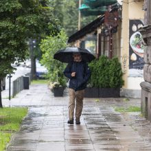 Lietingas antradienis: vietomis iškrito daugiau nei du trečdaliai mėnesio lietaus normos