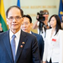 Taivano parlamento vadovas žada spausti savo Vyriausybę dėl investicijų Lietuvoje