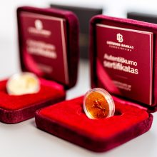 Lietuvos Konstitucijos šimtmetį pažymės ir kolekcinė aukso moneta
