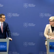 Lenkijos premjeras: ribojimai Ukrainos produktams įvesti ginant žemdirbių interesus