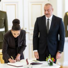Į Lietuvą oficialaus vizito atvyko Azerbaidžano prezidentas I. Alijevas