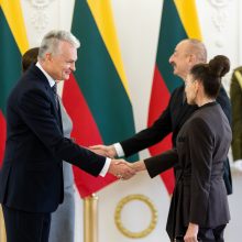 Į Lietuvą oficialaus vizito atvyko Azerbaidžano prezidentas I. Alijevas