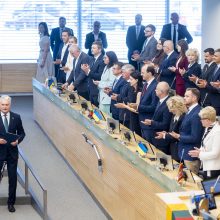 G. Nausėda Seime skaito metinį pranešimą: mūsų pareiga – pasirūpinti Lietuvos saugumu