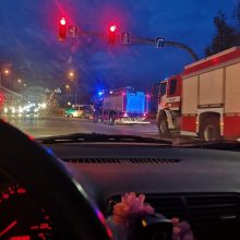 Kaune – didelė avarija: sulėkė medikai, policija ir ugniagesiai