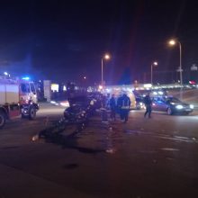 Kaune – didelė avarija: sulėkė medikai, policija ir ugniagesiai