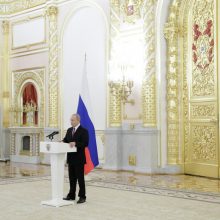 Lietuvos ambasadorius įteikė skiriamuosius raštus Rusijos prezidentui