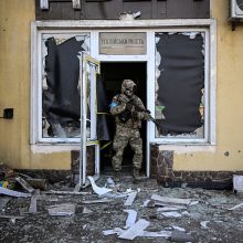 Pasigirdo Rusijos grasinimų: perspėjo gali smogti NATO ginkluotės tiekimui Ukrainoje