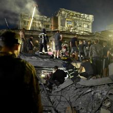 Rusų raketa smogė į restoraną Kramatorske: žuvo mažiausiai 4 žmonės