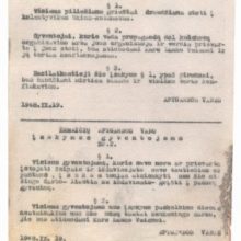 Restauruoti Žemaičių apygardos Vytenio rinktinės partizanų dokumentai