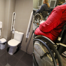 Neįgalieji su skundais kreipėsi į kontrolierę: kodėl rakinami tualetai?