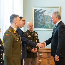 G. Nausėda su JAV pajėgų Europoje vadu aptarė NATO rytinio flango stiprinimą