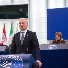 G. Nausėda kreipėsi į Europos Parlamentą: turime stiprinti sankcijas Rusijai