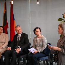 Lietuvos ir Armėnijos pirmosios ponios aptarė švietimą ir inovacijas