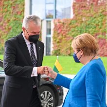 G. Nausėda susitiko su A. Merkel: aptarė migracijos, saugumo klausimus