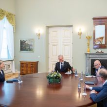 Prezidentas susitiko su N. Grunskiene: aptarė prokurorų darbo sąlygas