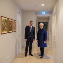 D. Grybauskaitė Romoje atidarė naują Lietuvos ambasadą