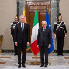 G. Nausėda susitiko su Italijos vadovais: sako matantis didelius Ukrainos draugus
