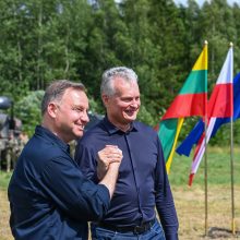 G. Nausėda Suvalkų koridoriuje: Lenkijos ir Lietuvos vienybė yra bloga žinia agresoriui