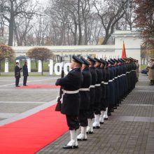 G. Nausėda priėmė ambasadorių skiriamuosius raštus