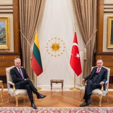 G. Nausėda lankosi Turkijoje: susitiko su R. T. Erdoganu