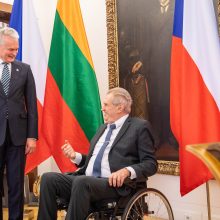 G. Nausėda Čekijos prezidentą kvietė didinti spaudimą Rusijai