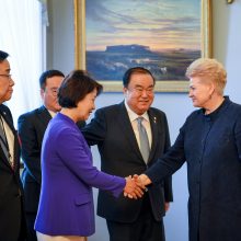 D. Grybauskaitė: Korėja atliko išskirtinį vaidmenį Lietuvai