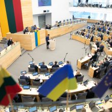 Seimas ragina suteikti Ukrainai ES kandidatės statusą: tai – moralinės paramos ženklas