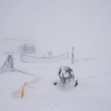 Sniego tinklininkes Italijoje sustabdė žiema