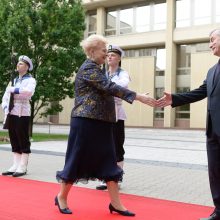 D. Grybauskaitės žinia: G. Nausėdai teks atsakomybė saugoti Konstituciją