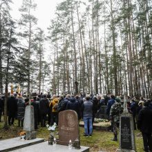 Lietuvos partizanas J. Jakavonis-Tigras išlydėtas į paskutinę kelionę