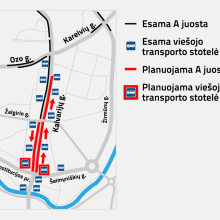 Vilnius ruošiasi trijų gatvių rekonstrukcijai: daugės juostų miesto transportui