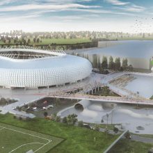Pristatė nacionalinio stadiono viziją – su biblioteka, muziejumi, baseinu
