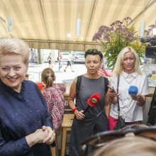 D. Grybauskaitė Biržuose pažėrė kritikos buvusiai valdžiai
