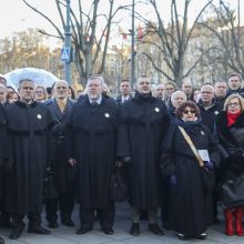 Vilniuje – šventinė advokatų eisena: sutarimą su ministru rado