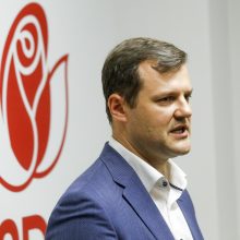 Lietuvos socialdemokratų partijos pirmininkas Gintautas Paluckas