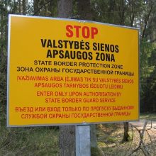 Kaliningrado pasienyje daug kur neliks valstybės sienos apsaugos zonos