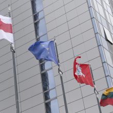 Solidarumas: Vilniaus savivaldybė iškėlė istorinę Baltarusijos vėliavą