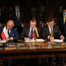 „Liublino trikampio“ ministrai pasirašė deklaraciją dėl Europos paveldo