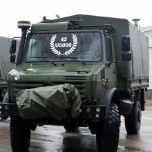 Lietuvos kariuomenės pirkinys – 42 nauji vokiški sunkvežimiai