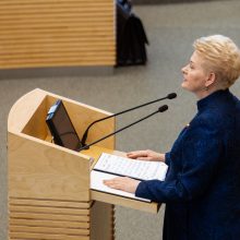 Paskutinis D. Grybauskaitės metinis pranešimas: svarbiausi akcentai