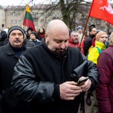 V. Landsbergis apie protestuotojus: nereikia jų vadinti žmonėmis – jie fašistai, „Jedinstvo“