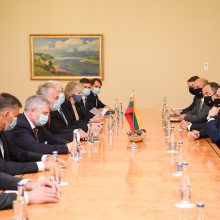 G. Nausėda susitiko su Lenkijos premjeru: aptarė situaciją Baltarusijoje
