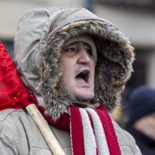 V. Landsbergis apie protestuotojus: nereikia jų vadinti žmonėmis – jie fašistai, „Jedinstvo“