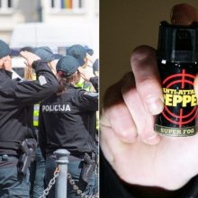 Vilniuje – išpuolis prieš policininką: nepažįstamieji paskambino į duris ir į veidą pripurškė dujų