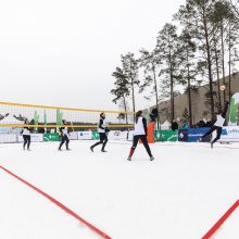 Druskininkuose paaiškėjo Lietuvos sniego tinklinio čempionai